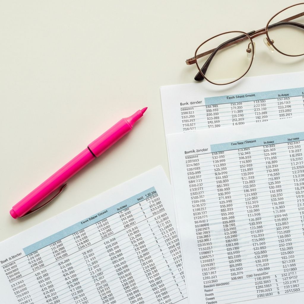 Bank statement showing consistent balance for study permit financial proof