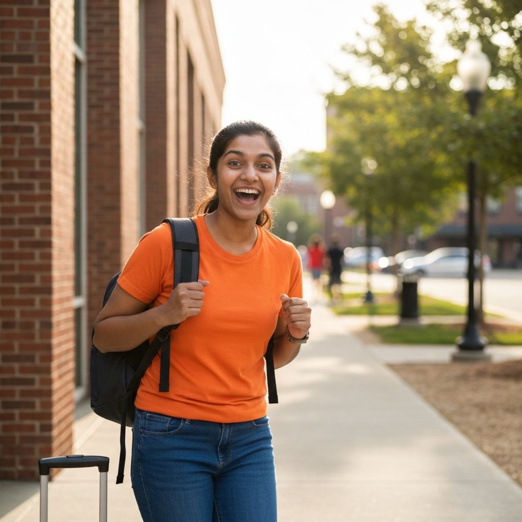 International student arriving in the USA