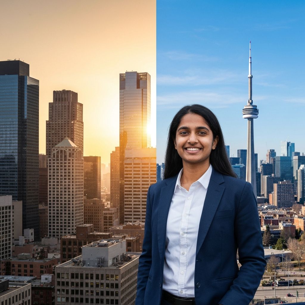 International students comparing USA and Canada work permits